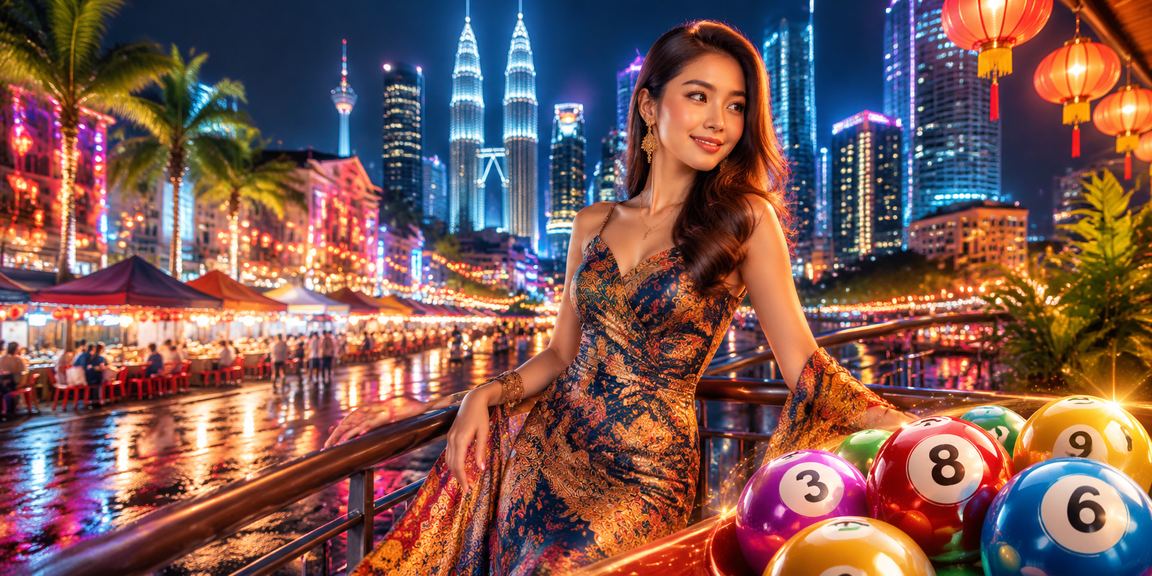 Suasana hiburan dan pertaruhan dalam talian di Kuala Lumpur dengan sentuhan batik Malaysia yang khas